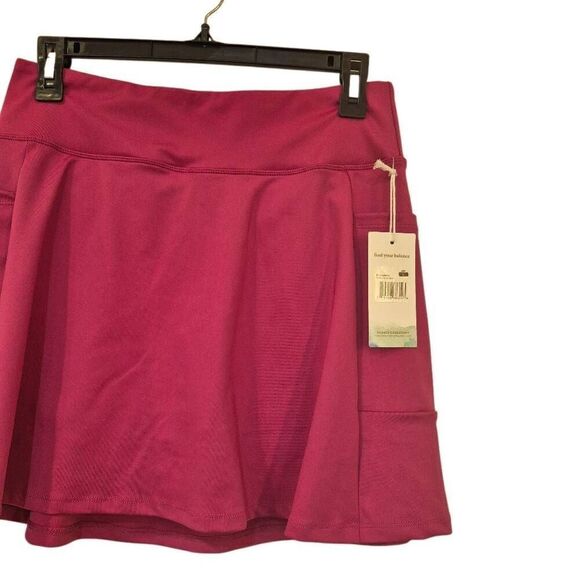 Balance Collection Women's Festival Fuschia Poly/Spandex Athletic Tennis Golf Sk - Picture 3 of 8